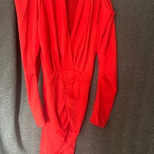 Red dress